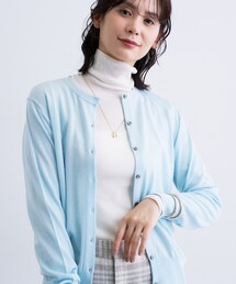 INDIVI | 【洗える】ハイゲージニットカーディガン(カーディガン/ボレロ)