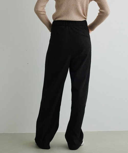 Mirette（ミレット）の「タック入りコーデュロイワイドパンツ Tucked Corduroy Wide Pants（その他パンツ・レディース・ブラウン/サンドベージュ/ブラック系/ブラック・MEDIUM/SMALL/LARGE）」の20枚目の写真
