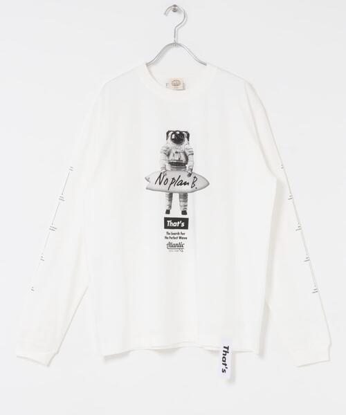THE GOODLAND MARKET(ザグッドランドマーケット)の「That’s The Long Tee No Plan B(Tシャツ/カットソー・メンズ・ブラック/ホワイト・LARGE/X-LARGE/MEDIUM)」の2枚目の写真