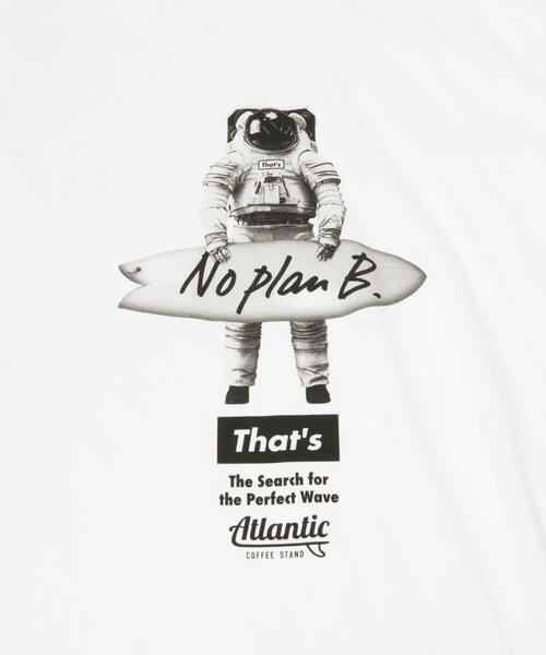 THE GOODLAND MARKET(ザグッドランドマーケット)の「That’s The Long Tee No Plan B(Tシャツ/カットソー・メンズ・ブラック/ホワイト・LARGE/X-LARGE/MEDIUM)」の4枚目の写真