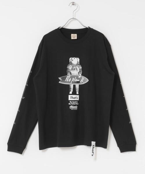 THE GOODLAND MARKET(ザグッドランドマーケット)の「That’s The Long Tee No Plan B(Tシャツ/カットソー・メンズ・ブラック/ホワイト・LARGE/X-LARGE/MEDIUM)」の5枚目の写真