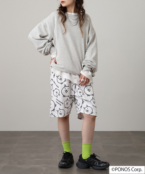 ACE(エース)の「にゃんこ大戦争 ハーフパンツ(その他パンツ・メンズ・ホワイト/ネイビー・M/L/LL)」の6枚目の写真