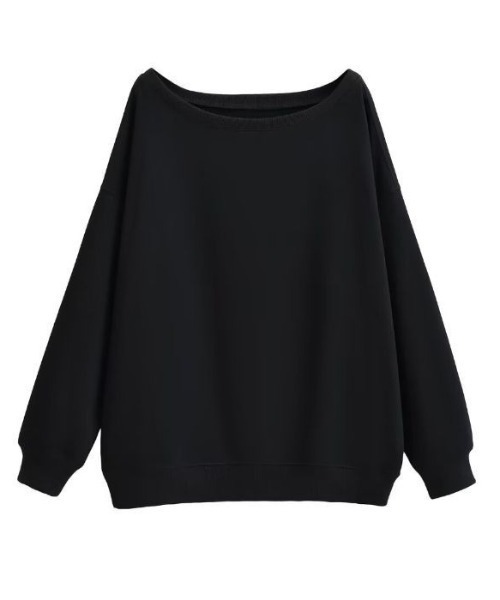 lilful(リルフル)の「ベーシックワンショルスウェット 裏起毛(スウェット・レディース・ライトグレー/ダークグレー/グレー/ブラック・S/M)」の22枚目の写真