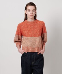 ＜ASTRAET＞3G ショートスリーブ クルーネックニット