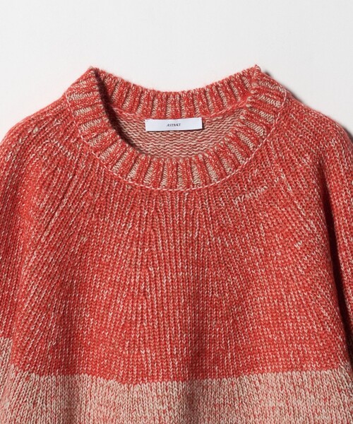 ASTRAET＞3G ショートスリーブ クルーネックニット（ニット/セーター