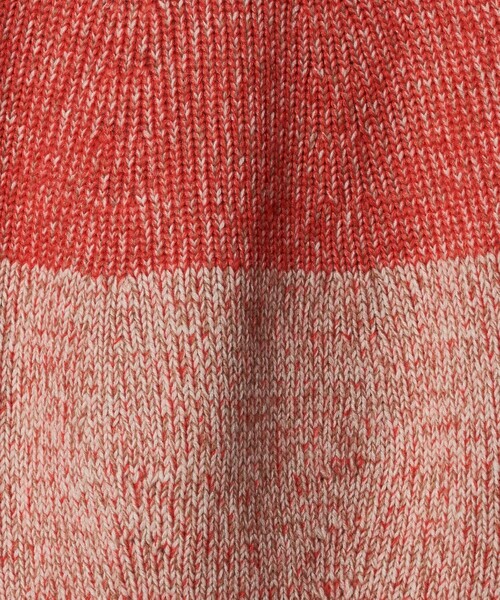 ASTRAET（アストラット）の「＜ASTRAET＞3G ショートスリーブ クルーネックニット（ニット/セーター・レディース・オレンジ/ネイビー・FREE）」の10枚目の写真