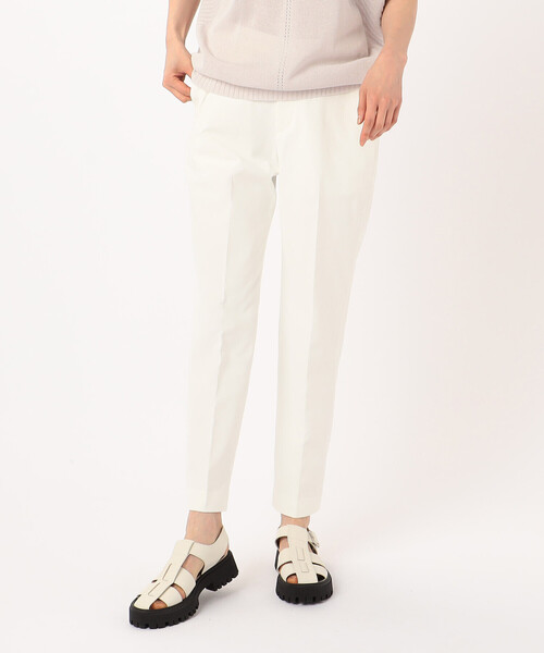 Gabardine K.T（ギャバジンケーティー）の「ドライオックス すっきり細見えパンツ（その他パンツ・レディース・ベージュ/ホワイト・9号）」の4枚目の写真