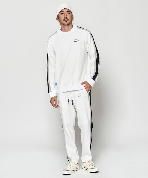 ACANTHUS(アカンサス)の「mp14267- Track Pants トラックパンツ(MA2608)(その他パンツ・メンズ・ホワイト/ブラック/グレー・S/M/L/XL)」の19枚目の写真