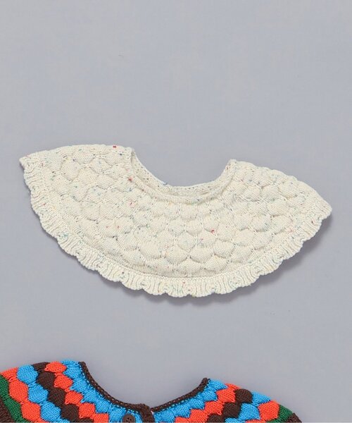 BREEZE（ブリーズ）の「Bpop　ポップニットスタイ（スタイ/よだれかけ・キッズ・アイボリー/その他2・80）」の2枚目の写真