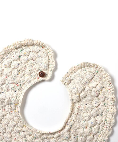 BREEZE（ブリーズ）の「Bpop　ポップニットスタイ（スタイ/よだれかけ・キッズ・アイボリー/その他2・80）」の4枚目の写真