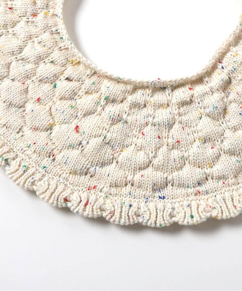 BREEZE（ブリーズ）の「Bpop　ポップニットスタイ（スタイ/よだれかけ・キッズ・アイボリー/その他2・80）」の3枚目の写真