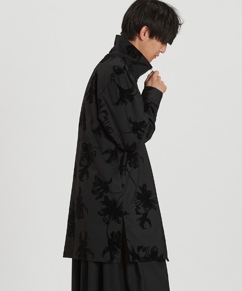 NO ID.（ノーアイディ）の「ms6295- ZIPﾛﾝｸﾞSH シャツ(457006-043S)（シャツ/ブラウス・メンズ・グレー/ブラック系その他/ブラック・ONE SIZE）」の21枚目の写真