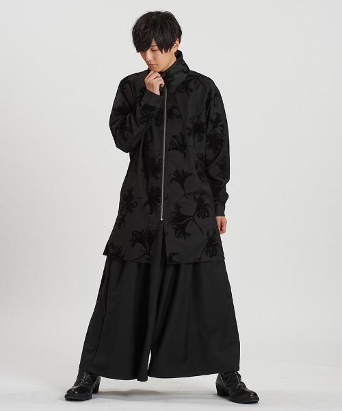 NO ID.（ノーアイディ）の「ms6295- ZIPﾛﾝｸﾞSH シャツ(457006-043S)（シャツ/ブラウス・メンズ・グレー/ブラック系その他/ブラック・ONE SIZE）」の16枚目の写真