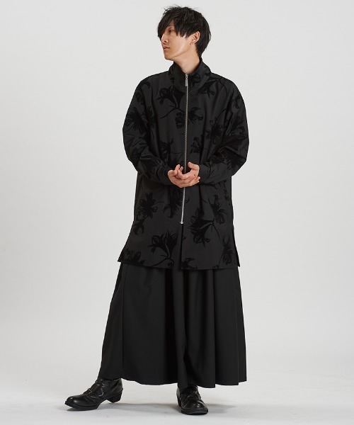 NO ID.（ノーアイディ）の「ms6295- ZIPﾛﾝｸﾞSH シャツ(457006-043S)（シャツ/ブラウス・メンズ・グレー/ブラック系その他/ブラック・ONE SIZE）」の20枚目の写真