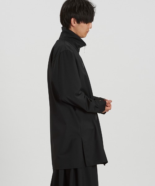 NO ID.（ノーアイディ）の「ms6295- ZIPﾛﾝｸﾞSH シャツ(457006-043S)（シャツ/ブラウス・メンズ・グレー/ブラック系その他/ブラック・ONE SIZE）」の6枚目の写真