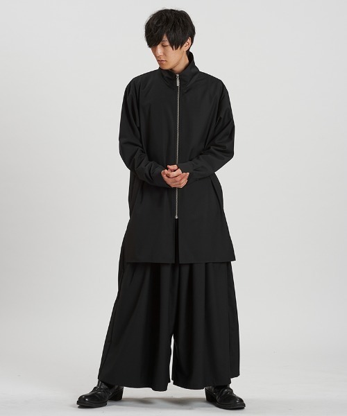 NO ID.（ノーアイディ）の「ms6295- ZIPﾛﾝｸﾞSH シャツ(457006-043S)（シャツ/ブラウス・メンズ・グレー/ブラック系その他/ブラック・ONE SIZE）」の7枚目の写真