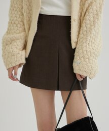 mystic | 【２サイズ展開◎】スリットミニスカパン(スカート)