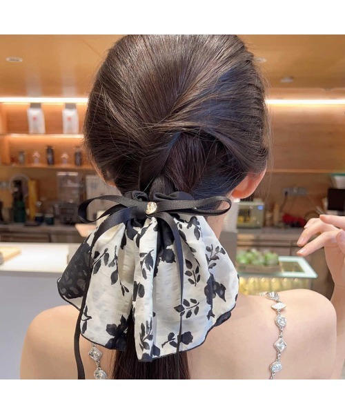セール】ヘアゴム リボンシュシュ 高級感 ヘアアクセサリー 髪留め
