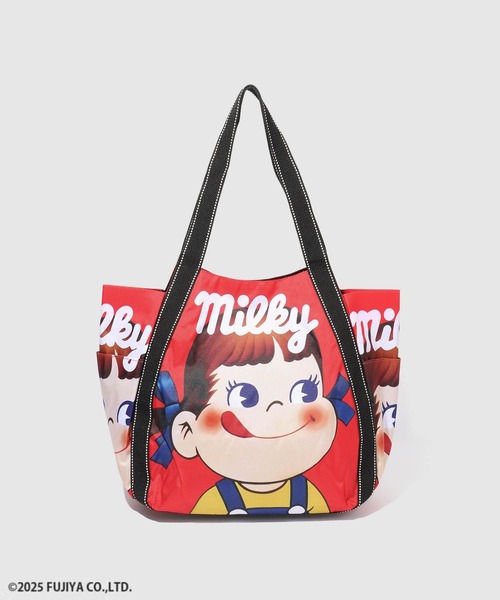 Mac-House(マックハウス)の「ペコちゃん バルーントート(トートバッグ・メンズ・ホワイト/レッド系1/レッド系2/レッド系3・FREE)」の1枚目の写真