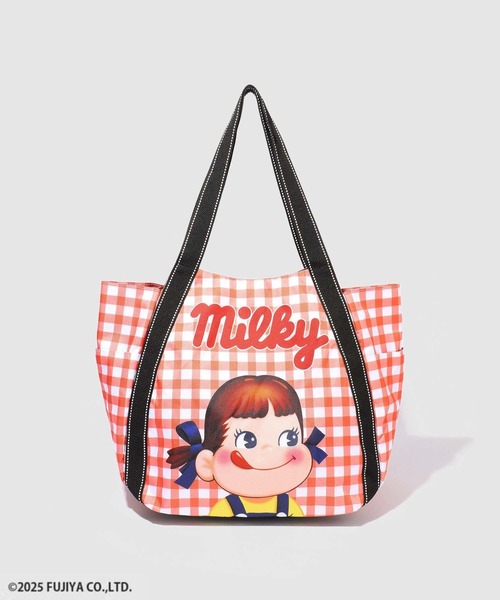 Mac-House(マックハウス)の「ペコちゃん バルーントート(トートバッグ・メンズ・ホワイト/レッド系1/レッド系2/レッド系3・FREE)」の12枚目の写真