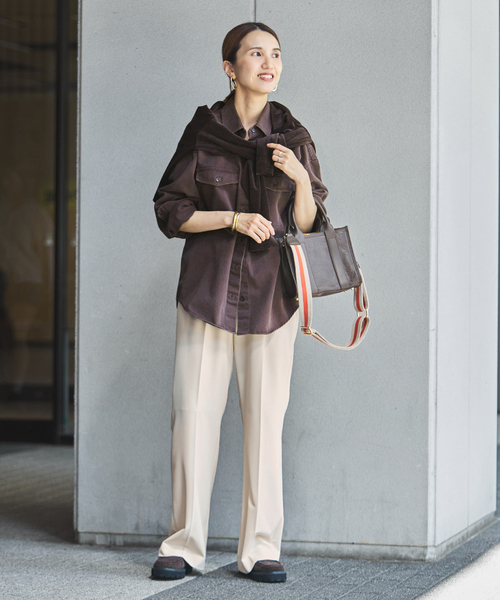 セール】CHINO SLOUCHY シャツ（シャツ/ブラウス）｜FRAMeWORK