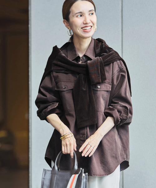 セール】CHINO SLOUCHY シャツ（シャツ/ブラウス）｜FRAMeWORK