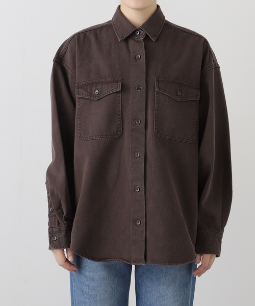 セール】CHINO SLOUCHY シャツ（シャツ/ブラウス）｜FRAMeWORK