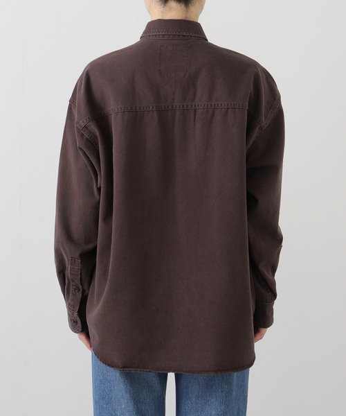 CHINO SLOUCHY シャツ(シャツ/ブラウス)|FRAMeWORK(フレームワーク CHINO SLOUCHY シャツ(シャツ/ブラウス)|FRAMeWORK(フレームワーク