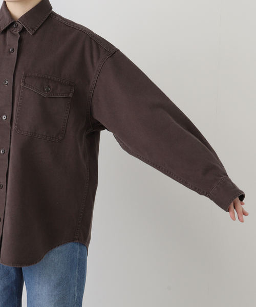 セール】CHINO SLOUCHY シャツ（シャツ/ブラウス）｜FRAMeWORK
