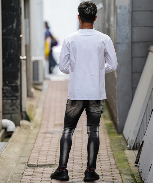 adamsJUGGLER(アダムスジャグラー)の「RTEG ネック/タークロンティー(Tシャツ/カットソー・メンズ・ホワイト/ブラック・S/M/L/XL/XXL)」の9枚目の写真