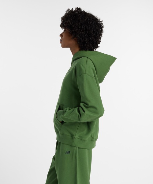 NEW BALANCE(ニューバランス)の「Athletics フレンチテリーフーディ(パーカー・レディース・ダークグリーン・X-LARGE/LARGE/MEDIUM/SMALL)」の2枚目の写真