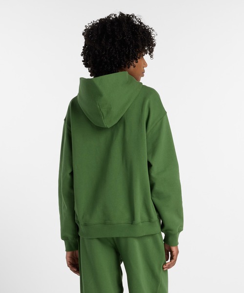 NEW BALANCE(ニューバランス)の「Athletics フレンチテリーフーディ(パーカー・レディース・ダークグリーン・X-LARGE/LARGE/MEDIUM/SMALL)」の3枚目の写真