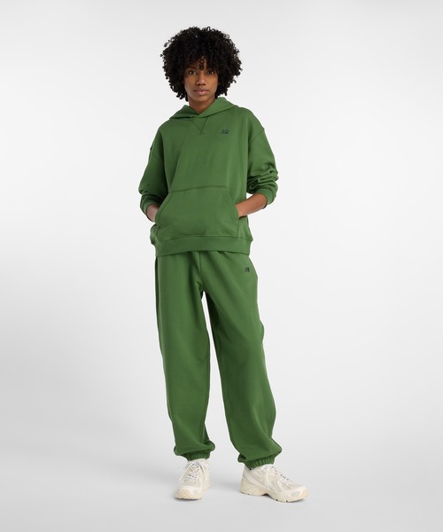 NEW BALANCE(ニューバランス)の「Athletics フレンチテリーフーディ(パーカー・レディース・ダークグリーン・X-LARGE/LARGE/MEDIUM/SMALL)」の7枚目の写真