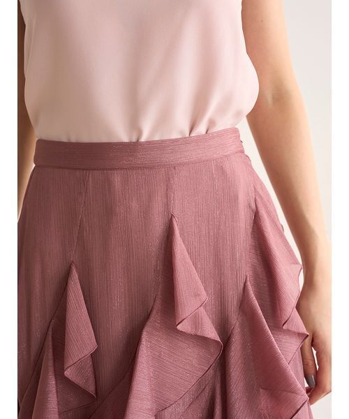 SNIDEL（スナイデル）の「ラッフルフリルティアードスカート（スカート・レディース・アイボリー/その他/ピンク・0/1）」の17枚目の写真