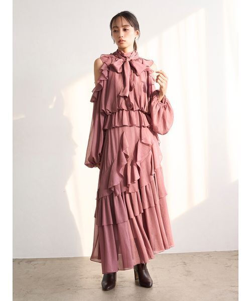 ラッフルフリルティアードスカート（スカート）｜SNIDEL（スナイデル