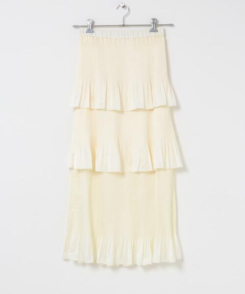 SENSE OF PLACE by URBAN RESEARCH（センスオブプレイスバイアーバンリサーチ）の「ティアードプリーツスカート（スカート・レディース・アイボリー/ブラック/ブラウン・ONE）」の16枚目の写真