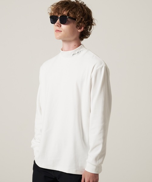 Eddie Bauer(エディーバウアー)の「ブラッシュド スムース モックネック Tシャツ(Tシャツ/カットソー・メンズ・ホワイト/ライトイエロー/ブラック・XXL/XL/L/M/S)」の1枚目の写真