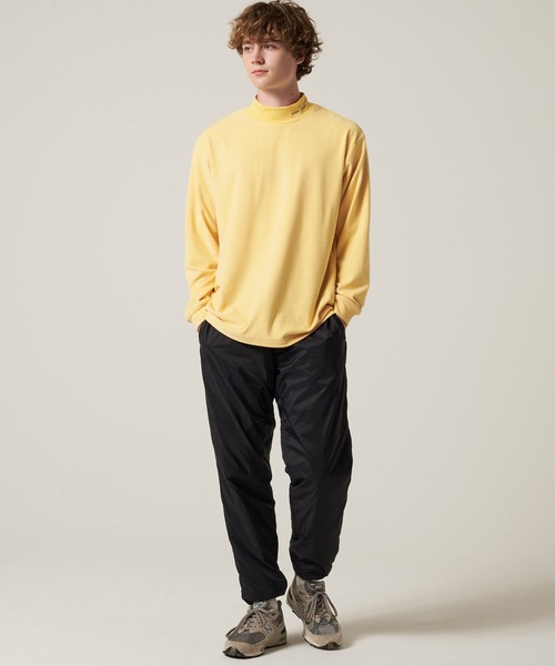 Eddie Bauer(エディーバウアー)の「ブラッシュド スムース モックネック Tシャツ(Tシャツ/カットソー・メンズ・ホワイト/ライトイエロー/ブラック・XXL/XL/L/M/S)」の16枚目の写真