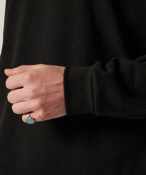 Eddie Bauer(エディーバウアー)の「ブラッシュド スムース モックネック Tシャツ(Tシャツ/カットソー・メンズ・ホワイト/ライトイエロー/ブラック・XXL/XL/L/M/S)」の6枚目の写真