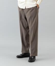 URBAN RESEARCH ROSSO MEN | ストレッチヘリンボーン1タックワイドスラックス(その他パンツ)