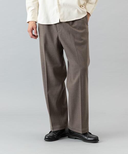 URBAN RESEARCH ROSSO MEN(アーバンリサーチロッソメン)の「ストレッチヘリンボーン1タックワイドスラックス(その他パンツ・メンズ・チャコールグレー/アイボリー/グレー系その他・MEDIUM/LARGE)」の12枚目の写真