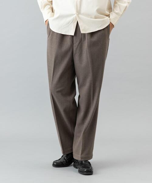 URBAN RESEARCH ROSSO MEN(アーバンリサーチロッソメン)の「ストレッチヘリンボーン1タックワイドスラックス(その他パンツ・メンズ・チャコールグレー/アイボリー/グレー系その他・MEDIUM/LARGE)」の13枚目の写真