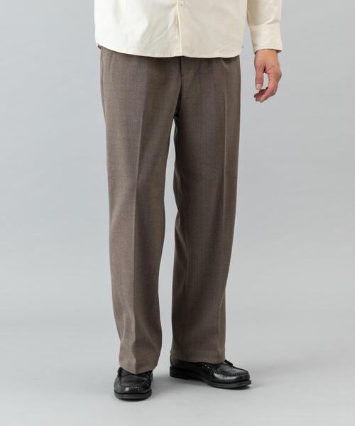 URBAN RESEARCH ROSSO MEN(アーバンリサーチロッソメン)の「ストレッチヘリンボーン1タックワイドスラックス(その他パンツ・メンズ・チャコールグレー/アイボリー/グレー系その他・MEDIUM/LARGE)」の15枚目の写真