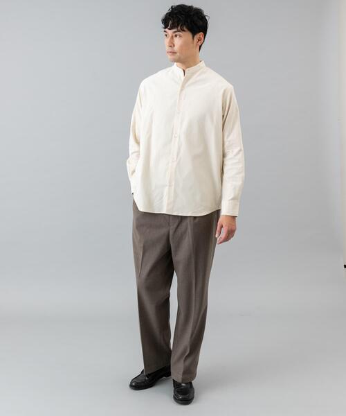 URBAN RESEARCH ROSSO MEN(アーバンリサーチロッソメン)の「ストレッチヘリンボーン1タックワイドスラックス(その他パンツ・メンズ・チャコールグレー/アイボリー/グレー系その他・MEDIUM/LARGE)」の16枚目の写真