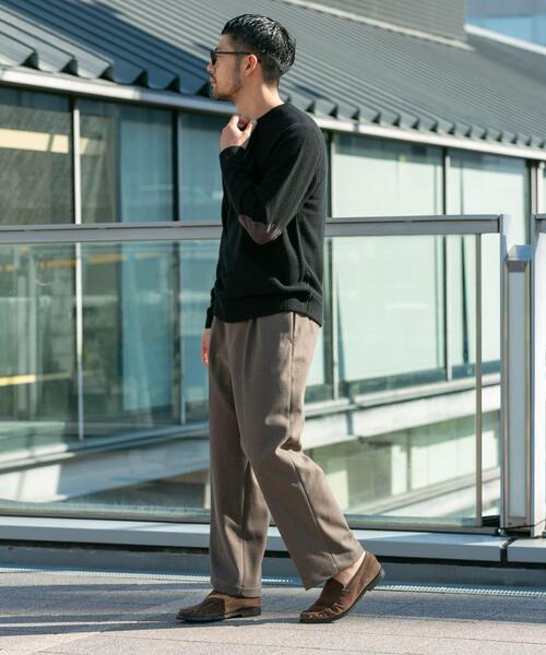 URBAN RESEARCH ROSSO MEN（アーバンリサーチロッソメン）の「ストレッチヘリンボーン1タックワイドスラックス（その他パンツ・メンズ・チャコールグレー/アイボリー/グレー系その他・MEDIUM/LARGE）」の8枚目の写真