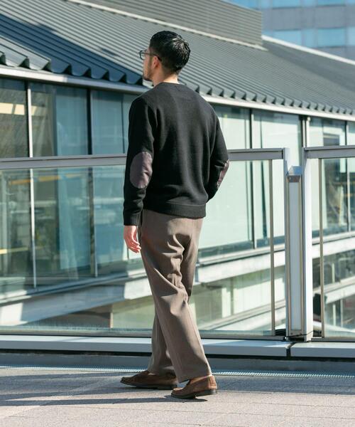 URBAN RESEARCH ROSSO MEN（アーバンリサーチロッソメン）の「ストレッチヘリンボーン1タックワイドスラックス（その他パンツ・メンズ・チャコールグレー/アイボリー/グレー系その他・MEDIUM/LARGE）」の9枚目の写真