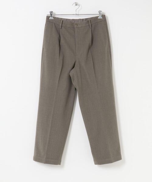 URBAN RESEARCH ROSSO MEN（アーバンリサーチロッソメン）の「ストレッチヘリンボーン1タックワイドスラックス（その他パンツ・メンズ・チャコールグレー/アイボリー/グレー系その他・MEDIUM/LARGE）」の10枚目の写真