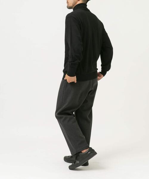 URBAN RESEARCH ROSSO MEN（アーバンリサーチロッソメン）の「ストレッチヘリンボーン1タックワイドスラックス（その他パンツ・メンズ・チャコールグレー/アイボリー/グレー系その他・MEDIUM/LARGE）」の22枚目の写真