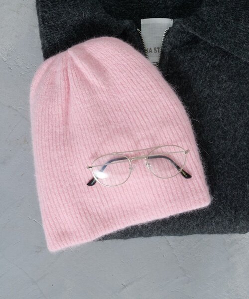4色展開】モヘアタックビーニー（ニットキャップ/ビーニー）｜Kastane