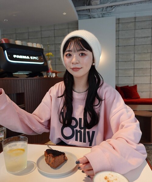 Kastane（カスタネ）の「【4色展開】モヘアタックビーニー（ニットキャップ/ビーニー・レディース・ブラック/アイボリー/グレー/ピンク・FREE）」の12枚目の写真